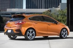 2018 Chevrolet Cruze Premier RS Hatchback in Orange Burst Metallic - Static Rear Right Three-quarter View